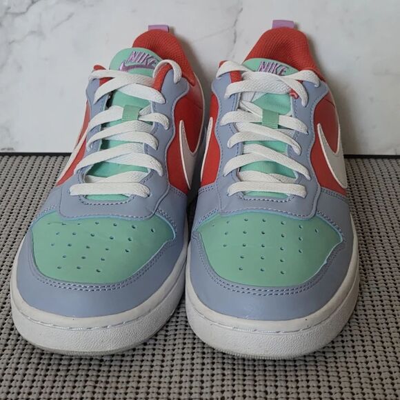 Nike Court Borough Low Recraft GS Cobalt Bliss Track Red Size 7 Youth - Picture 3 of 9